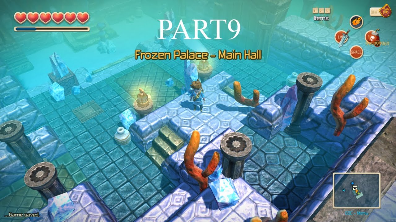 OceanHorn: Monster of Uncharted Seas - Frozen Palace - 100% Walkthrough