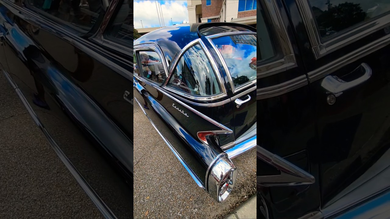 💀 Hauntingly Beautiful 60 Cadillac Hearse 🏝 Cruisin' the Coast 2024 #cadillac #hearse #carshow