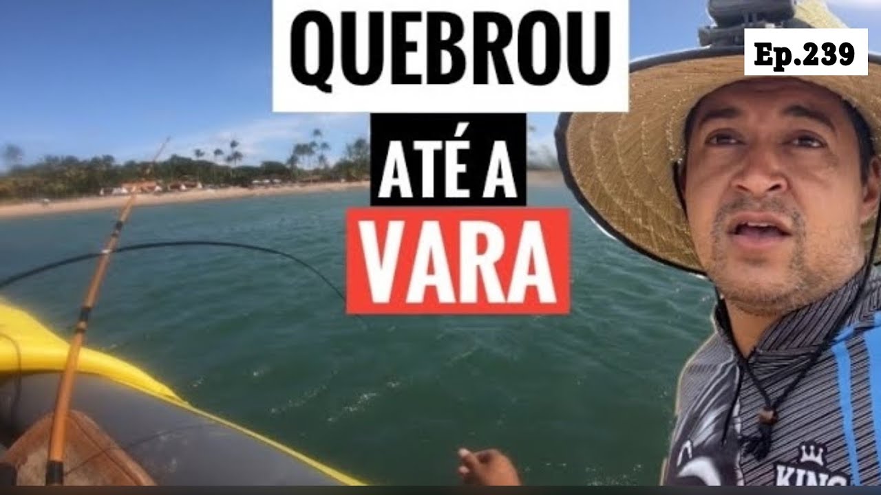 PESCARIA ESPORTIVA em TAIPU de FORA.