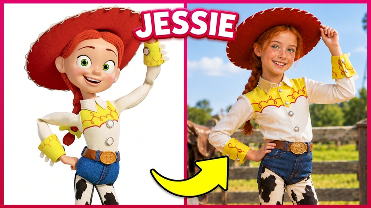 TOY STORY 5 Characters in REAL LIFE 🤯🚀 Woody 🤠 Jessie 🧡 Buzz Lightyear 💙