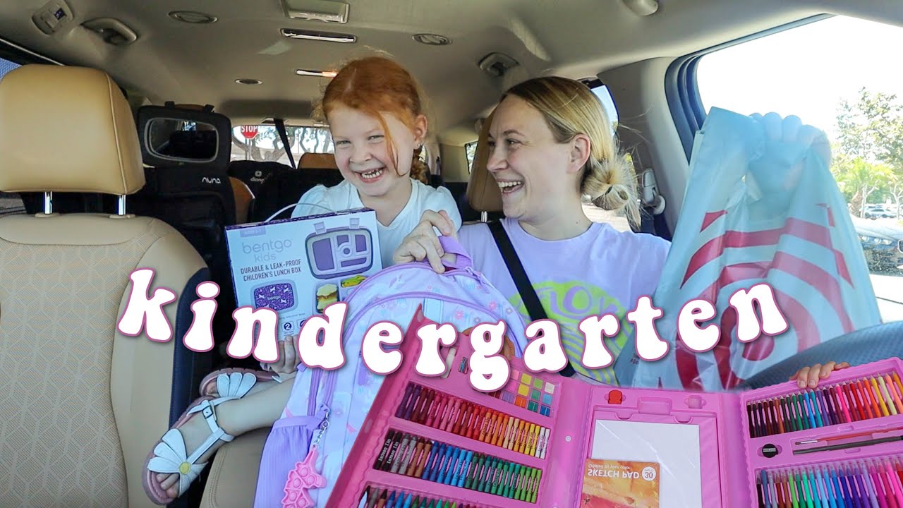 KINDERGARTEN back to school shopping + birthday present haul 💕