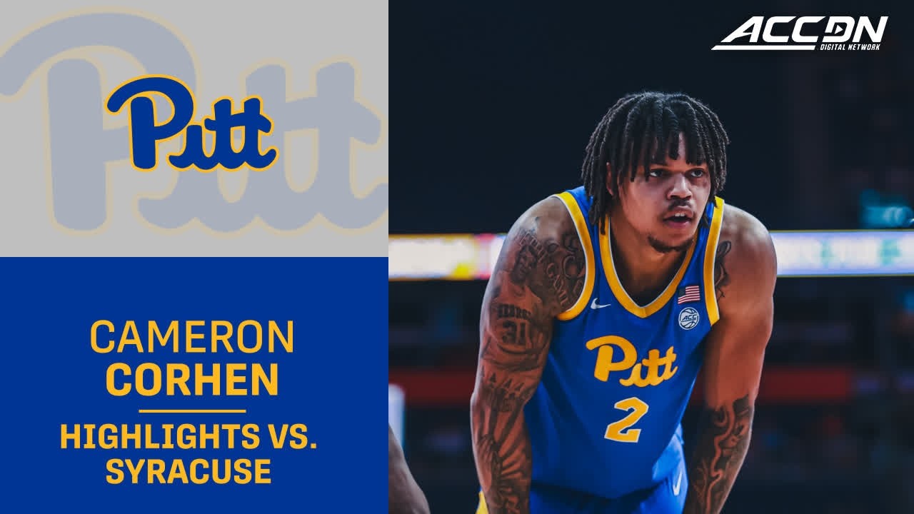 Pitt Forward Cameron Corhen Highlights vs. Syracuse