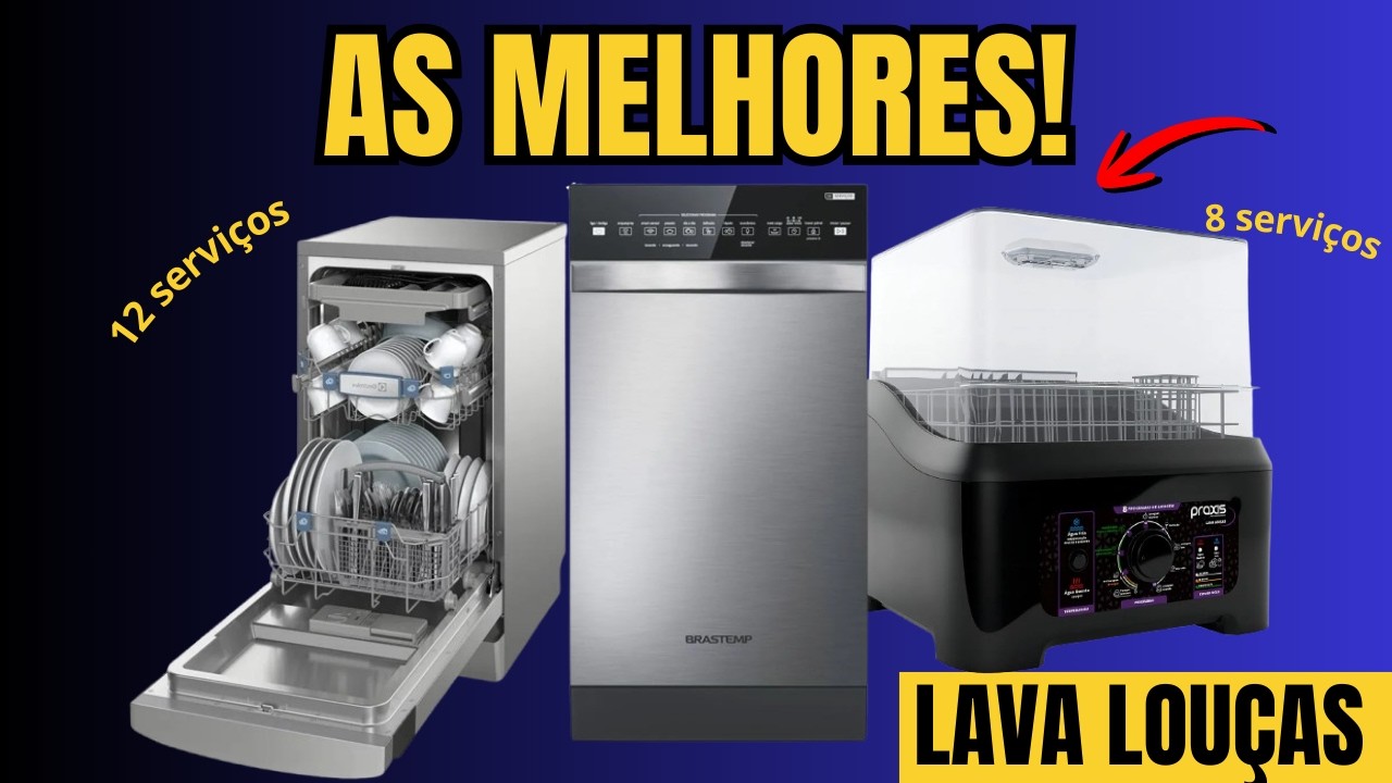 AS 3 MELHORES LAVA-LOUÇAS DE 2026!! (Custo Benefício que Vale MUITO a Pena!)