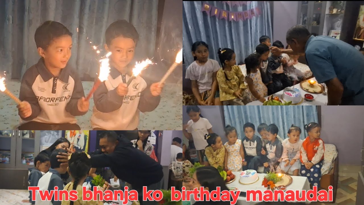 Twins vanja birthday celebration 