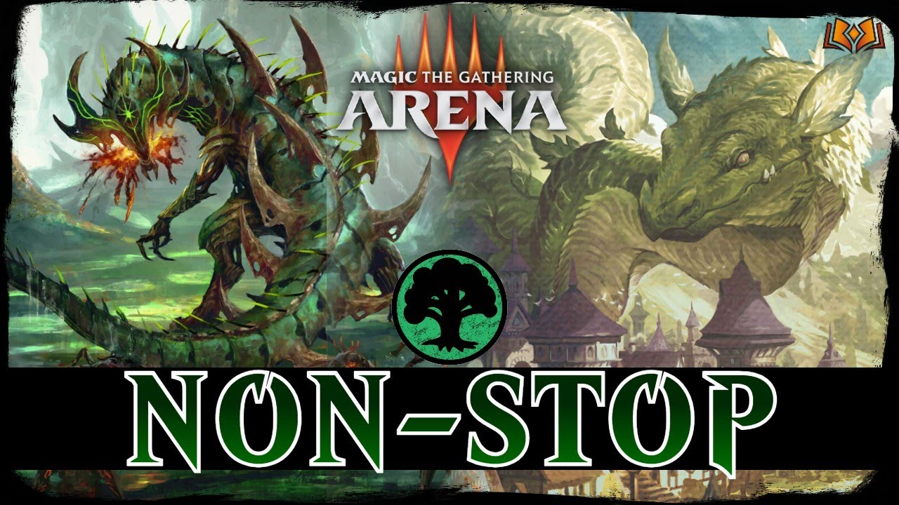THIS CANNOT BE STOPPED | MTG Arena - Mono Green Stompy Anti Control Ramp Eldraine Standard Deck