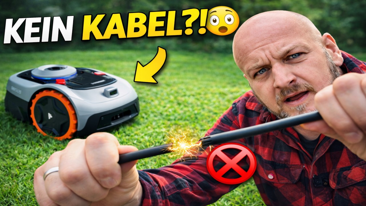 Nie wieder Begrenzungskabel! 🤯 Dieser Rasenroboter macht ALLES anders