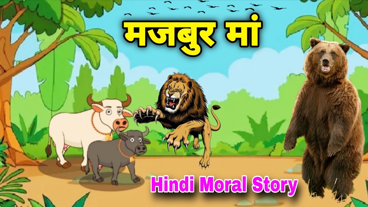 A Helpless Mother’s Courage | Emotional Moral Story || #cartoonvideo #new story #hindistory 