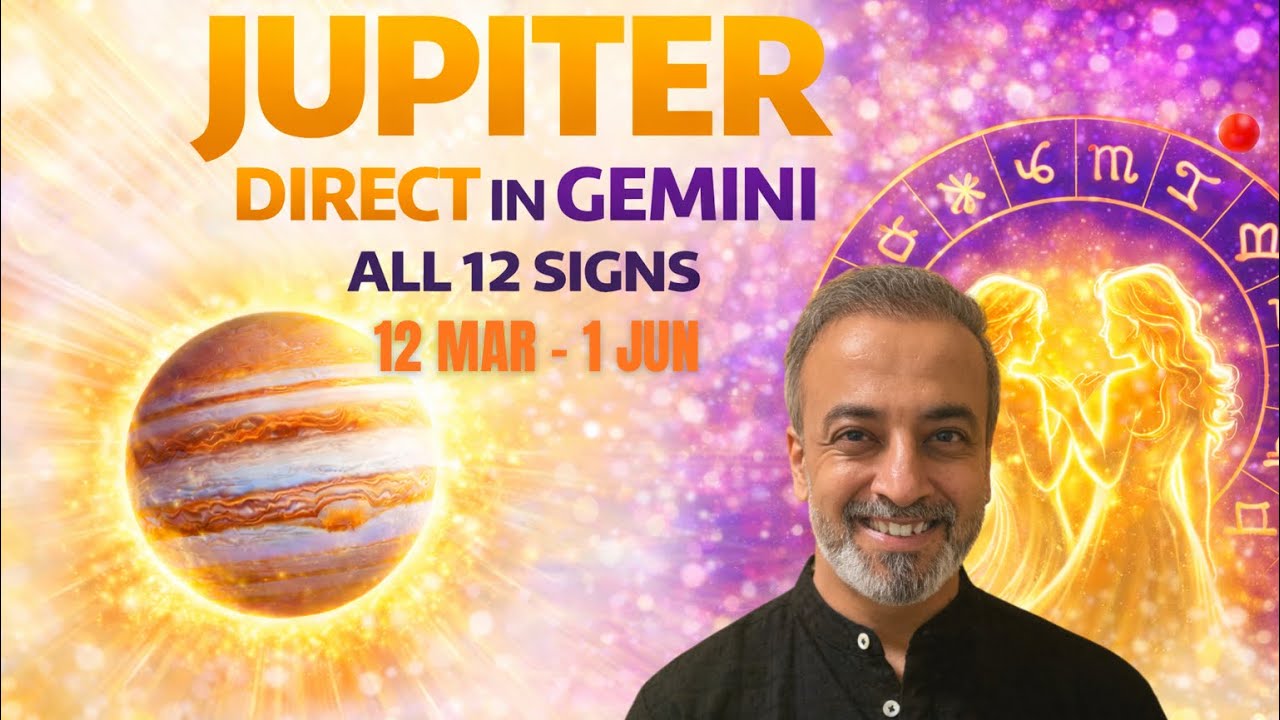 Jupiter Direct in Gemini for All 12 Signs 12 March till 1 June 2026 | Optimism Rises