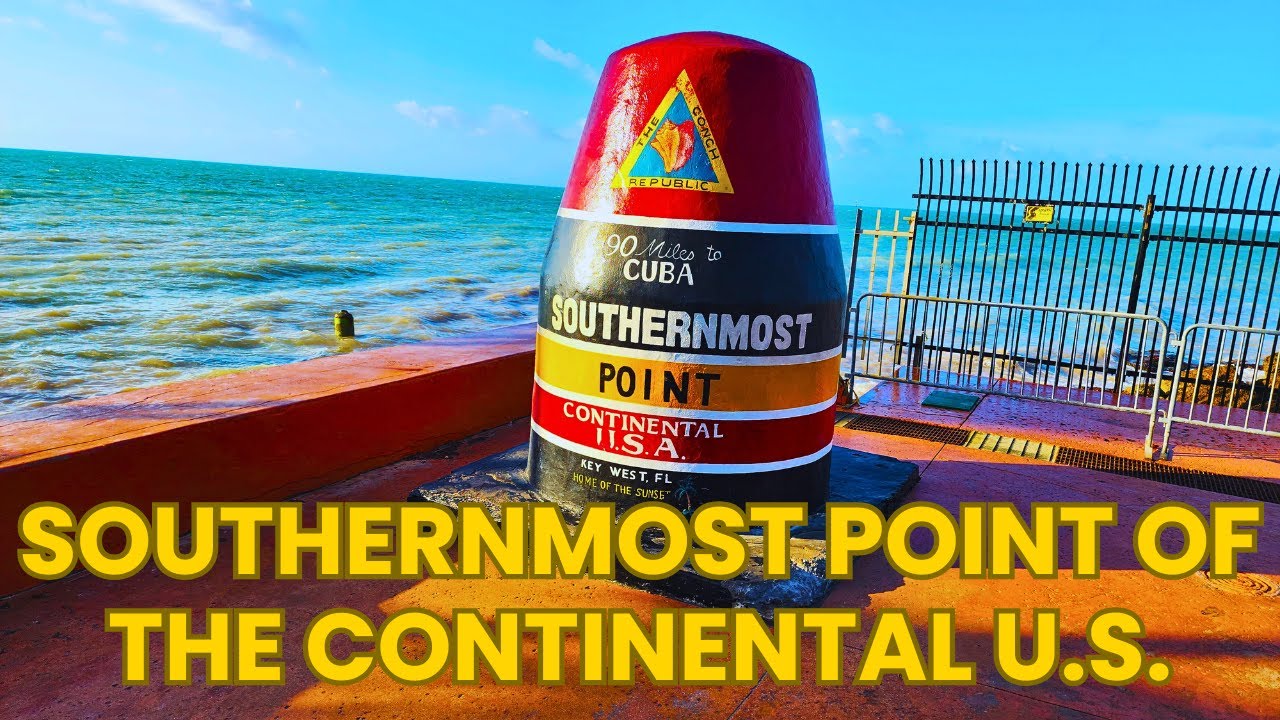 Southernmost Point of the Continental U.S.A. Key West Florida Full Tour