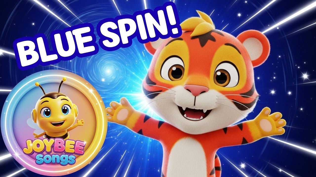 SPIN with BLUE! 🌀 Animal Dance Party | Fun Kids Song