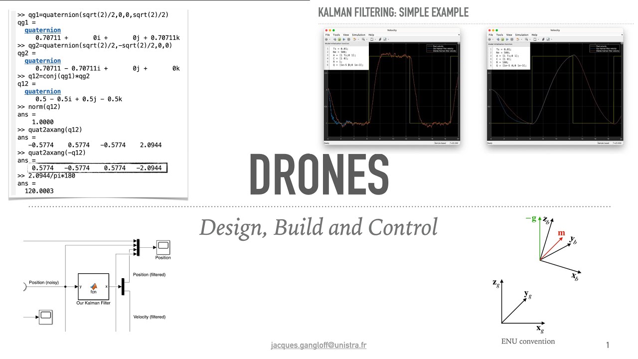 MOOC Drones — AHRS Using Kalman Filtering