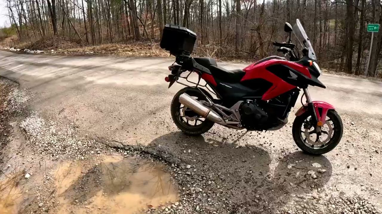 Ridge running on Honda NC700X, part 1... 2/17/26
