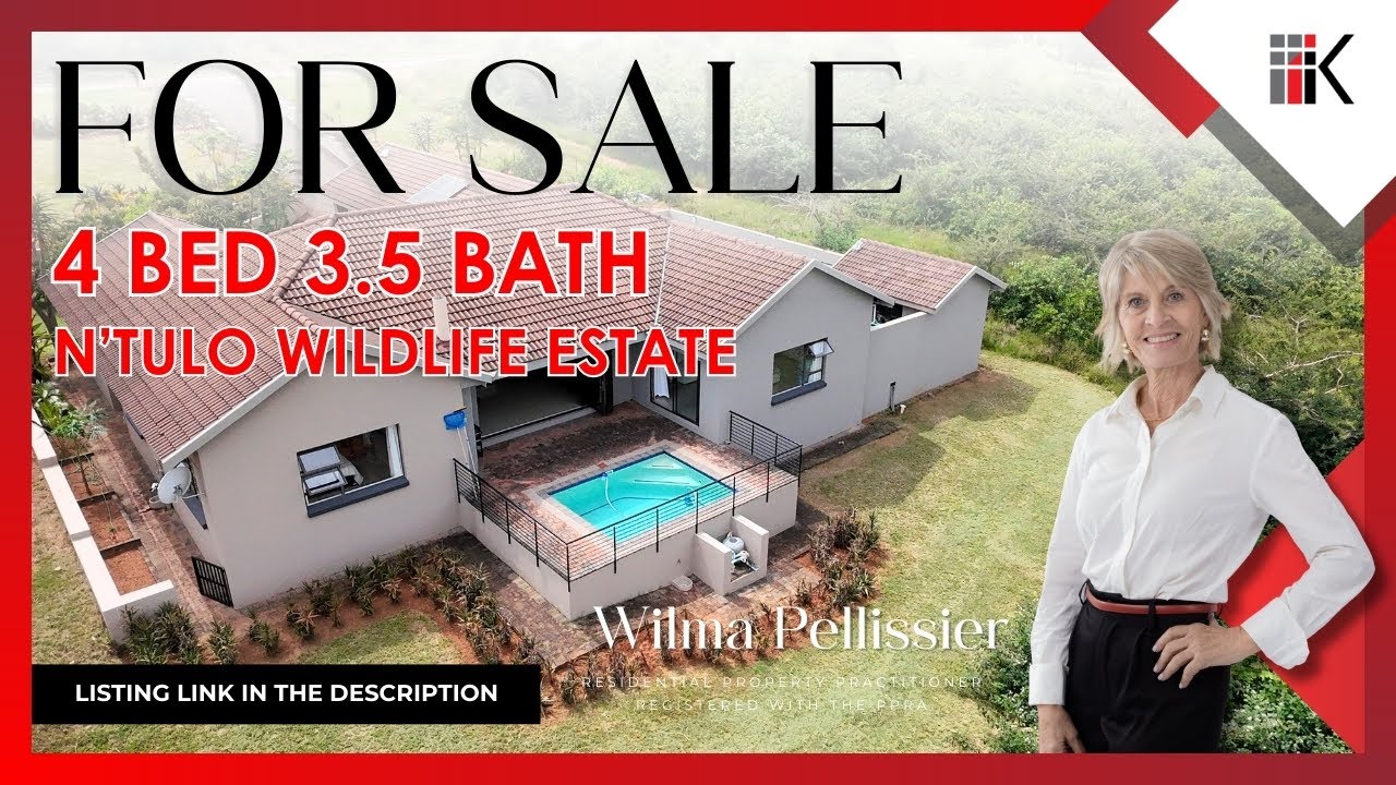 KELLAPRINCE PROPERTIES | 4 BED 3.5 BATH HOUSE IN N'TULO WILDLIFE ESTATE NELSPRUIT