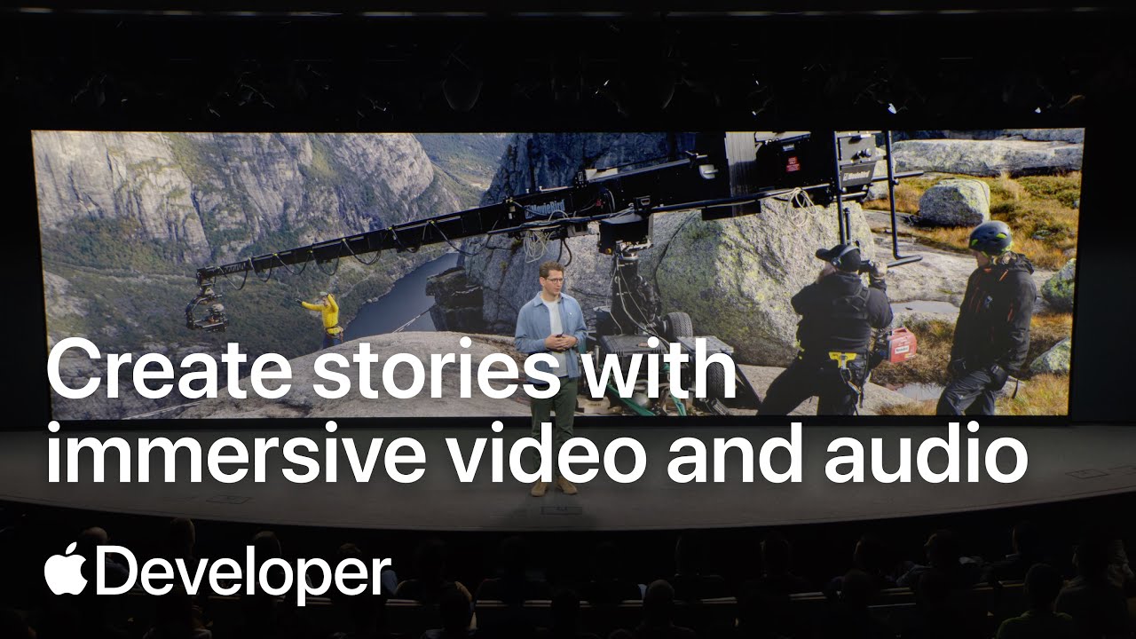 Create stories with immersive video and audio | Meet with Apple