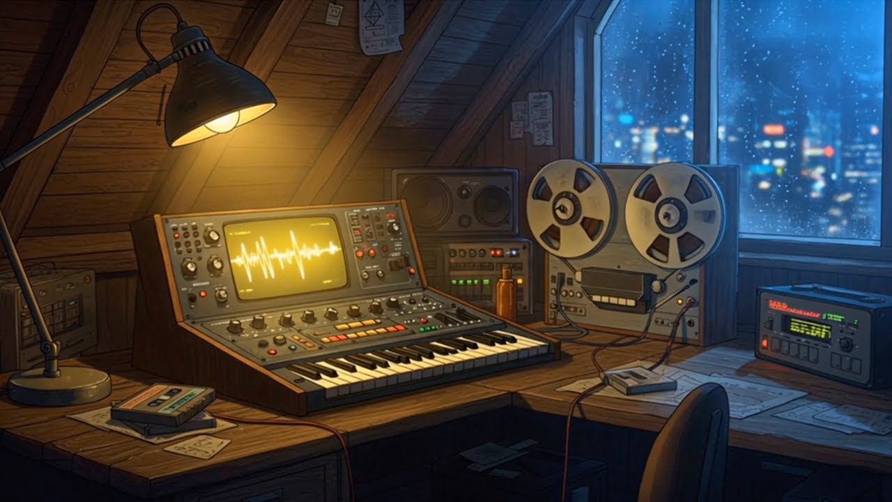 Quiet Voltage &mdash; Deep Tape Synth Mix for Calm Work | 1 Hour