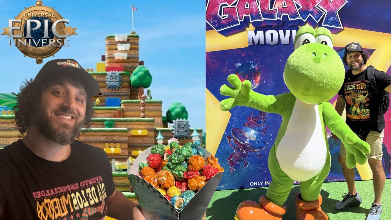 Новая встреча с Йоши в EPIC UNIVERSE! Новые закуски в Super Nintendo World, сувениры, Stardust Ra...