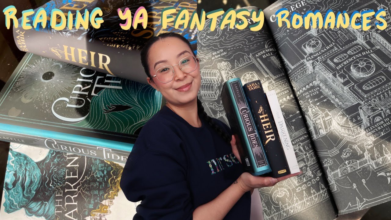 Reading YA Fantasy Romances!! // *spoiler-free reading vlog*