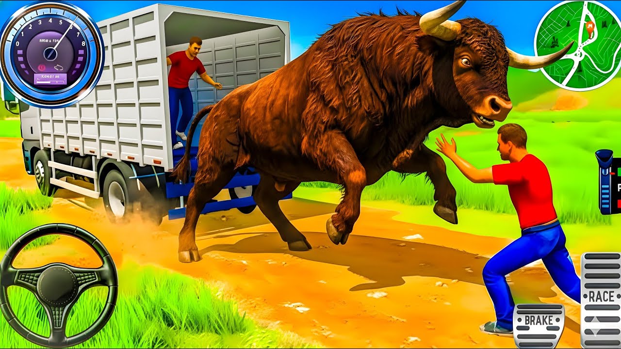 Animal Cargo Truck Driving Game 3D - Animal Transport Cargo Truck 2024 - Android Gameplay