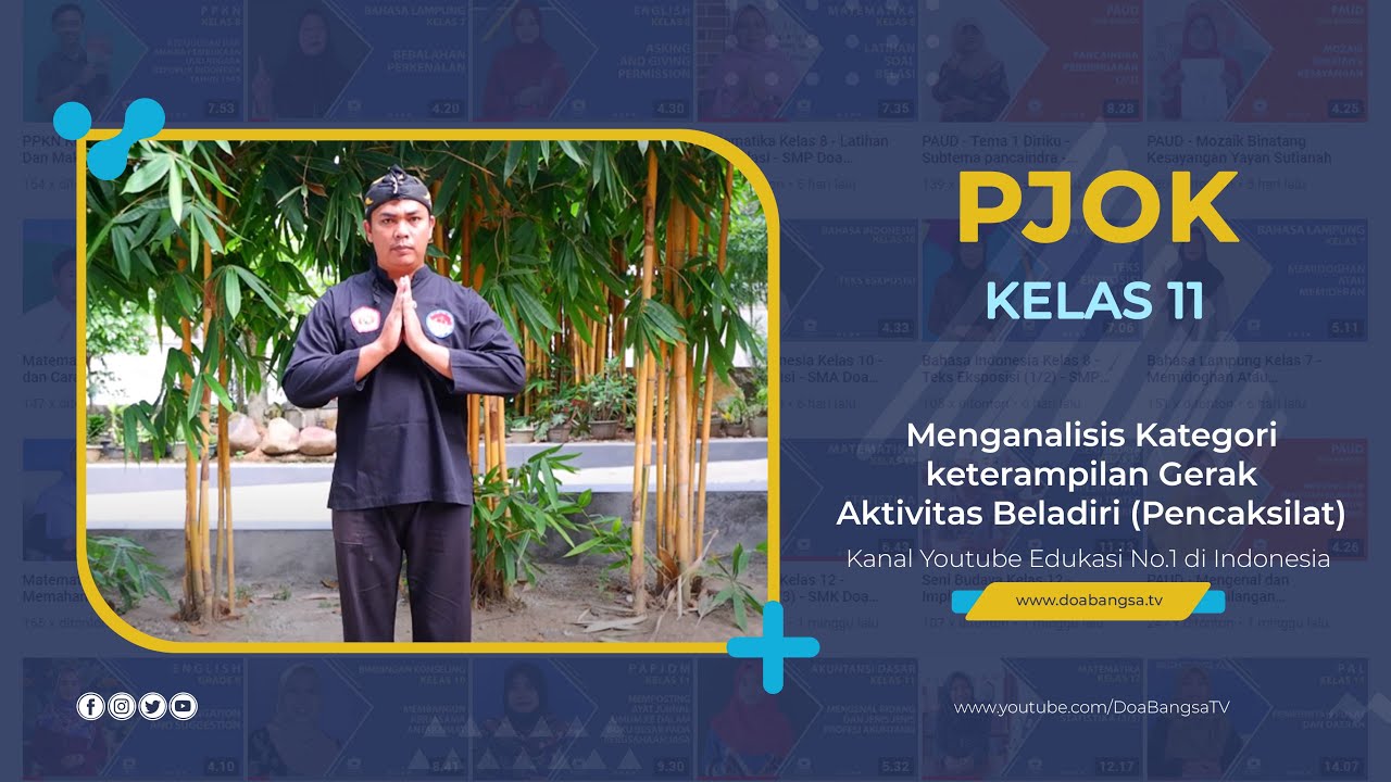 PJOK Kelas 11 - Menganalisis Kategori keterampilan Gerak Aktivitas Beladiri (Pencaksilat) - Sopian s