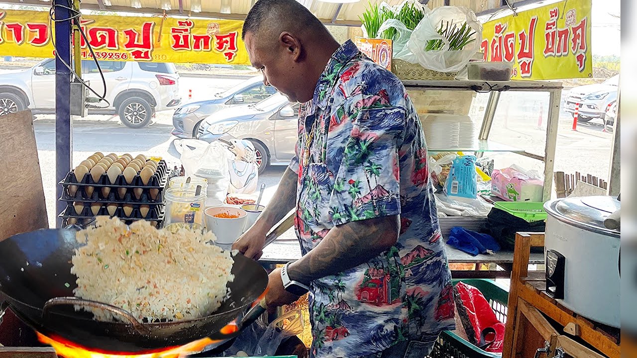 150 boxes sold out! $1 Fried Rice Non Stop Cooking | Thai Street Food