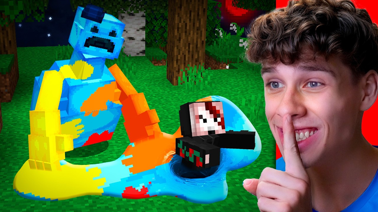 Usé Poppy Playtime 4 para Trollear a Mi Amigo en Minecraft