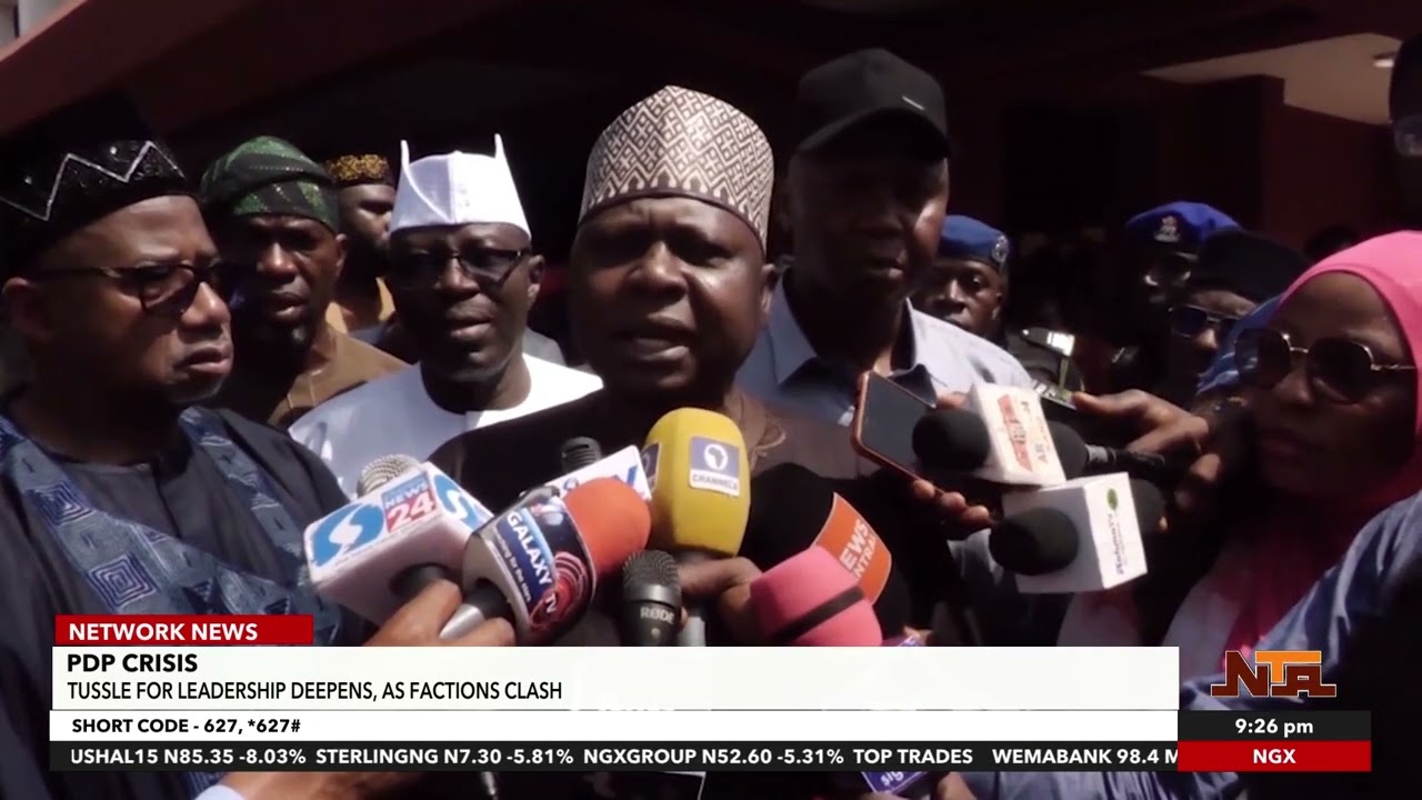 Tensions Erupt in PDP! National Working Committee Split Causes Chaos