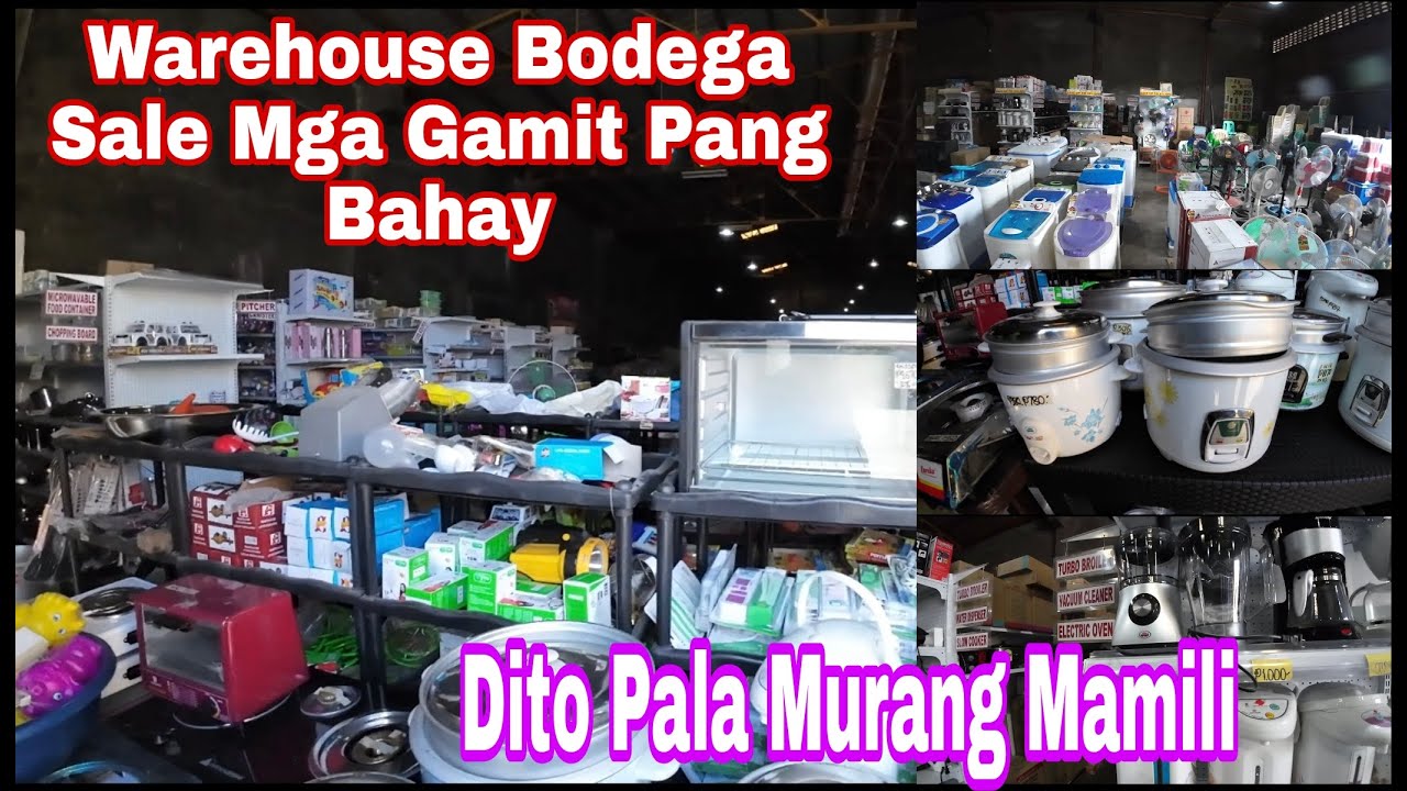 Bodega Warehouse Sale Ng Mga Gamit pang Bahay Sterling Meycauayan Bulacan