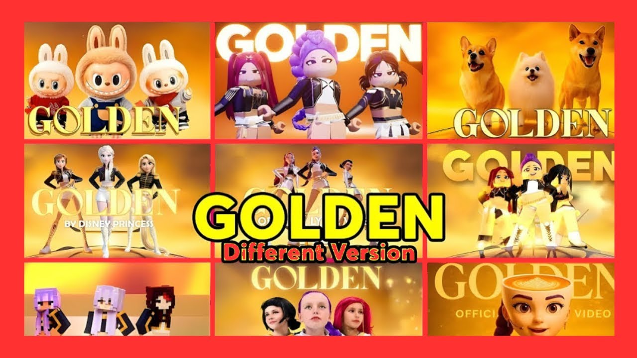 Song 'GOLDEN' Huntr/x Through Different Versions ~ Guess The Song Golden KPOP DEMON HUNTERS