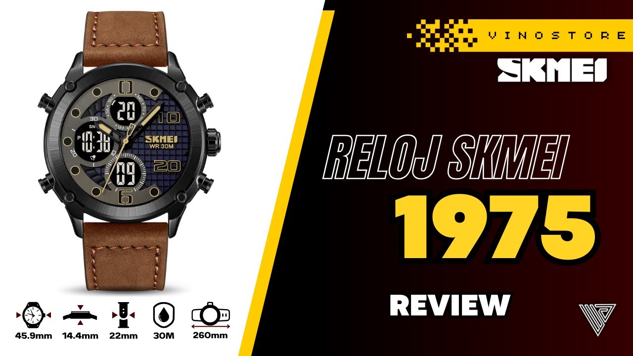 ⌚RELOJ SKMEI 1975 | REVIEW Y CONFIGURACIÓN EN ESPAÑOL