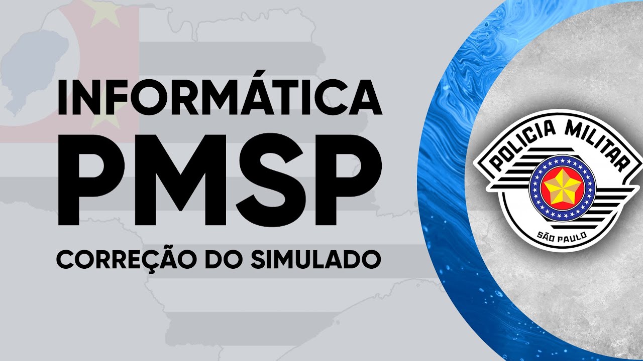 INFORMÁTICA - PMSP 2022 - Soldado (Vunesp)