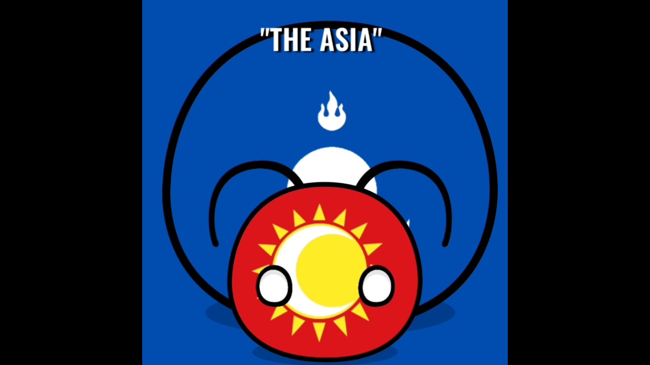 ASIA 😚 THE ASIA 🐐 || #countryballs #history #edit #history #india
