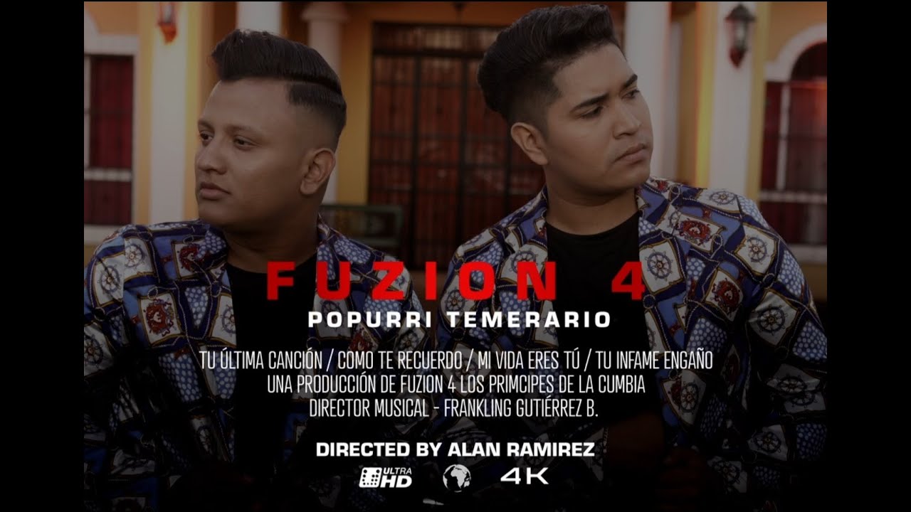 Popurri Temerario - Fuzion 4 (Video Official)