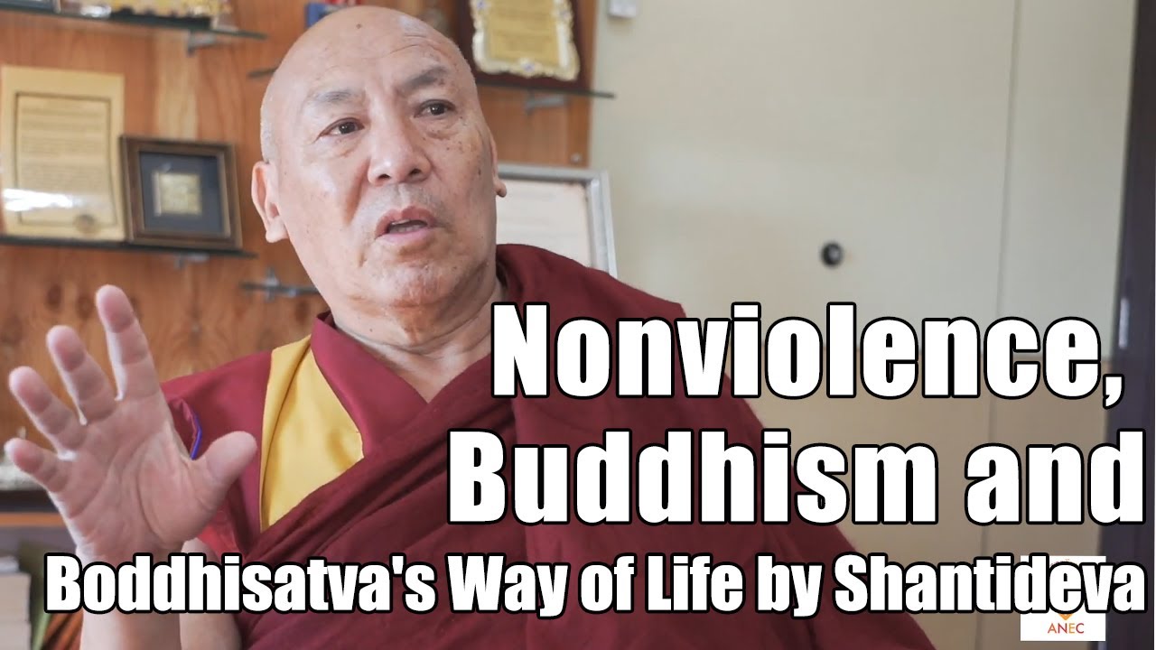 Teaching in English by Geshe Lhakdor la on Nonviolence and Buddhism