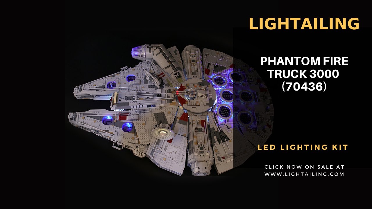 BriksMax Light Kit For Lego Star Wars Ultimate Millennium Falcon 75192