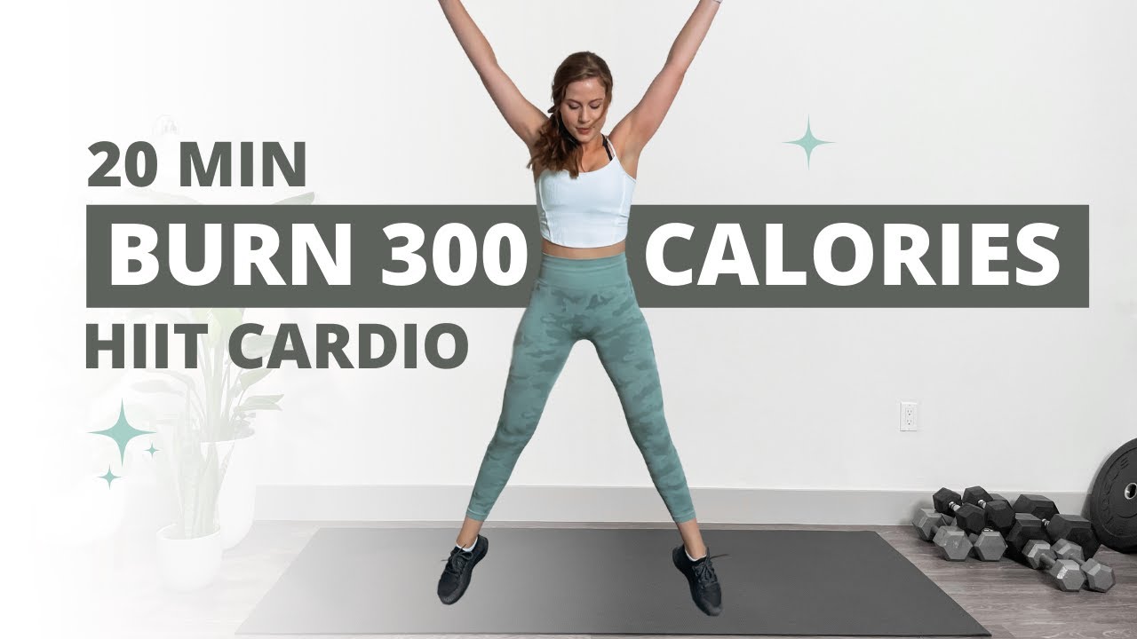 BURN 300 CALORIES with this 20 Minute Intense Cardio HIIT Workout | No Repeats | Low Impact Options