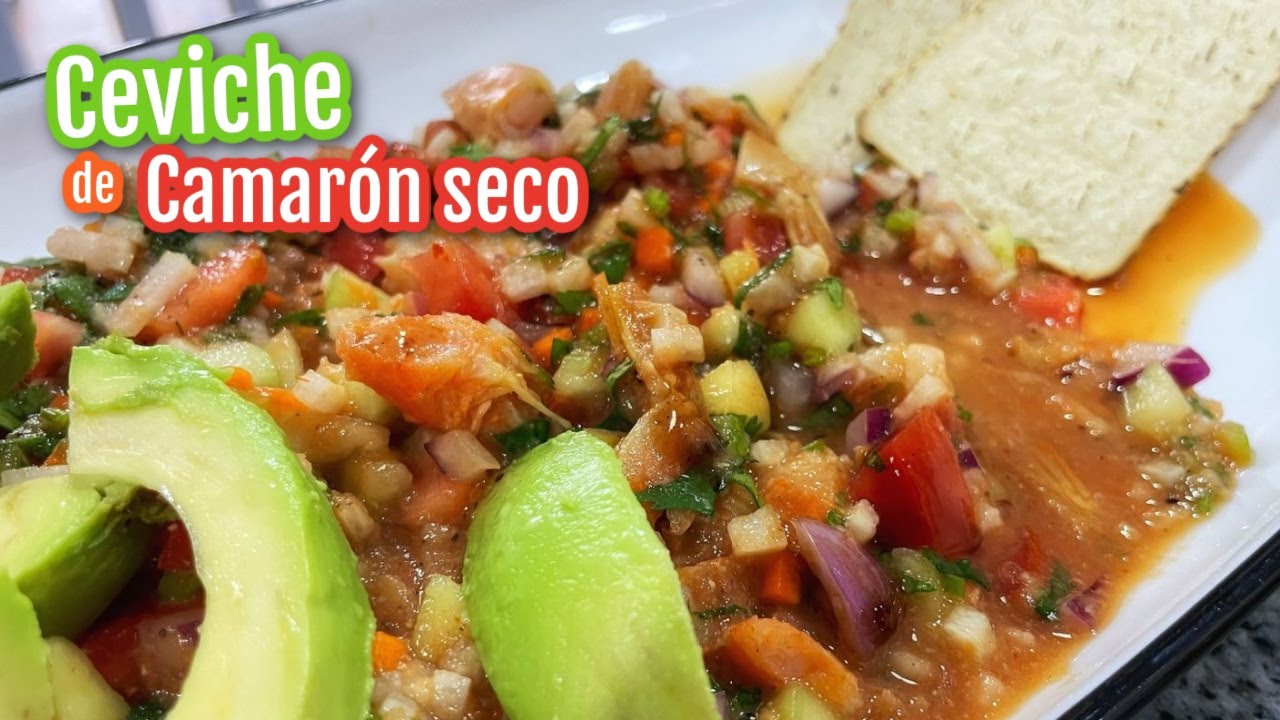 CEVICHE DE CAMARÓN SECO