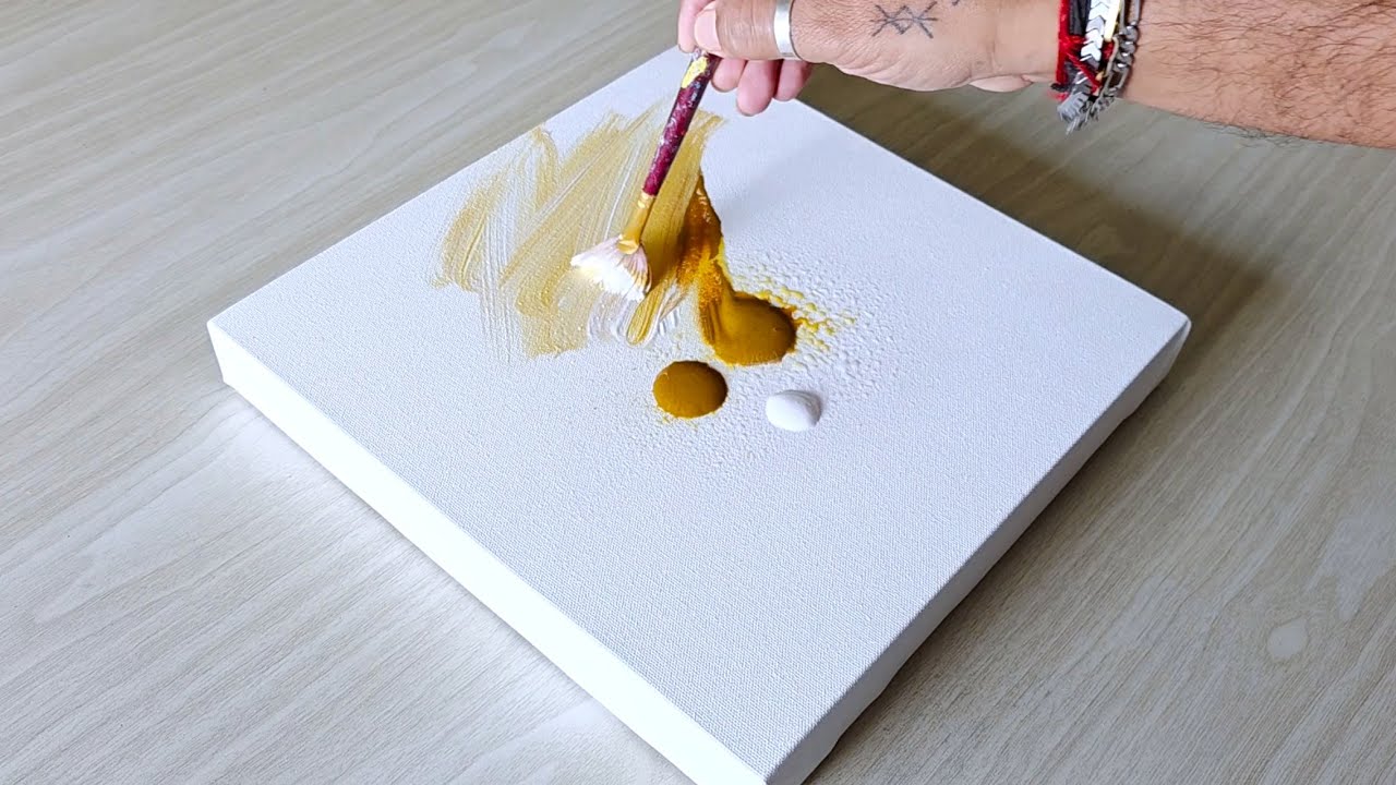 Monochromatic Painting / Easy Acrylic Painting / For Beginners / 365 Days Challenge / Day #011