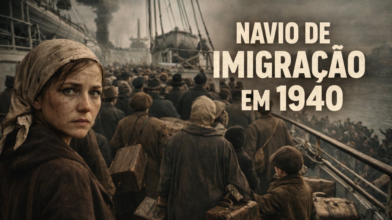 Pior que a 3ª Classe do Titanic? A Realidade Brutal dos Navios de 1940 - (Reconstrução com IA)