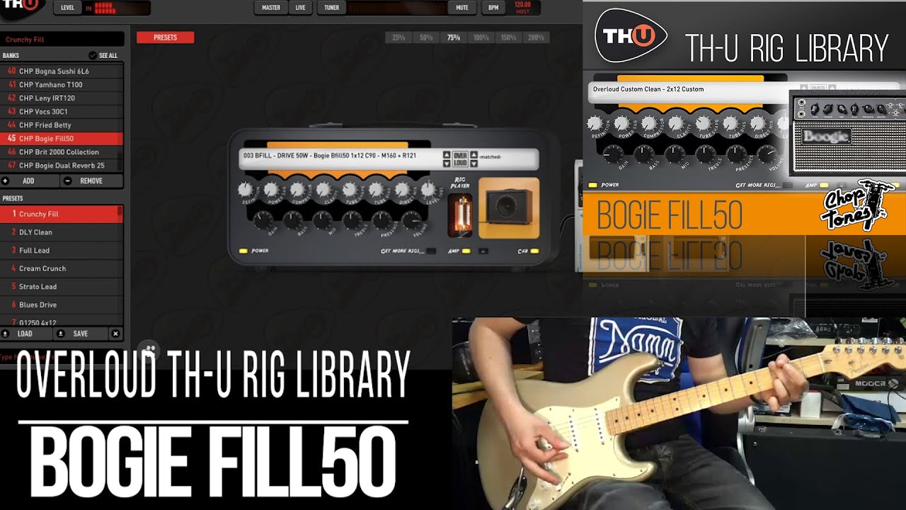 Overloud TH-U Rig Library | Bogie Fill50 | Playthrough Demo (Mesa Boogie Fillmore 50)