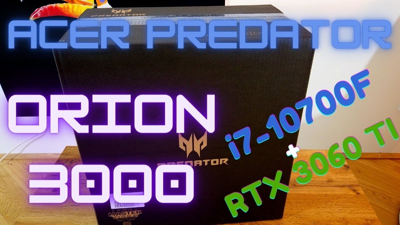 Acer Predator Orion 3000, RTX 3060 TI, i7-10700f. A look inside and short review and disassembly.