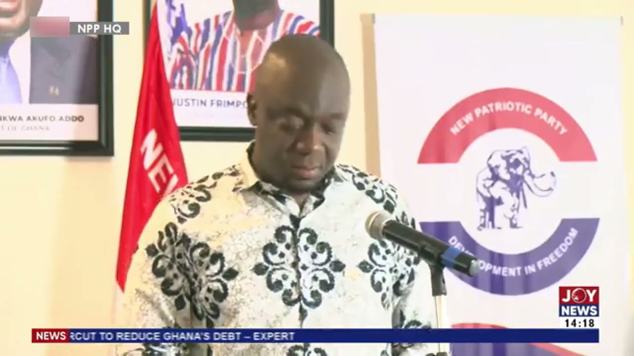Alan Kyerematen made certain erroneous statements in his press conference - NPP