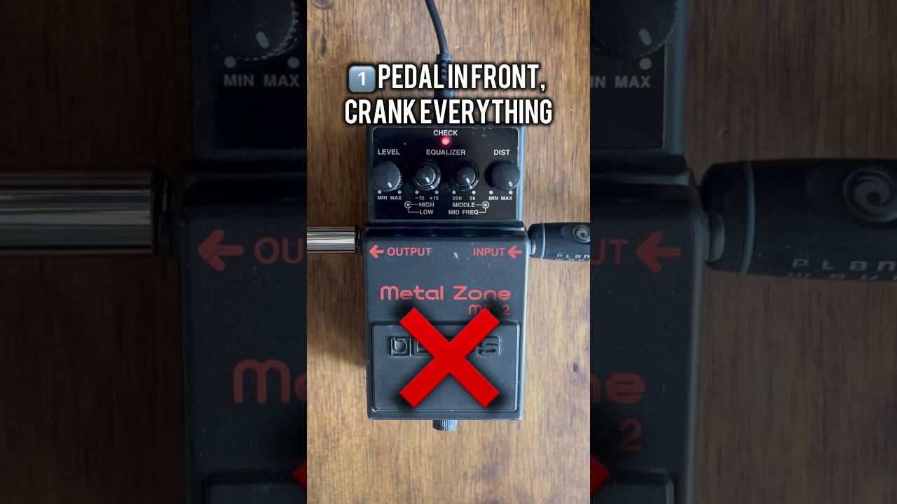 This is how you should (and shouldn&rsquo;t) use a Boss Metal Zone! Morbid Angel - Inmortal Rites tone