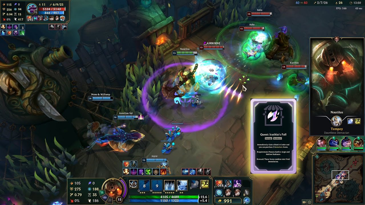 Quest: Icathia's Fall NAUTILUS ARAM Mayham 15
