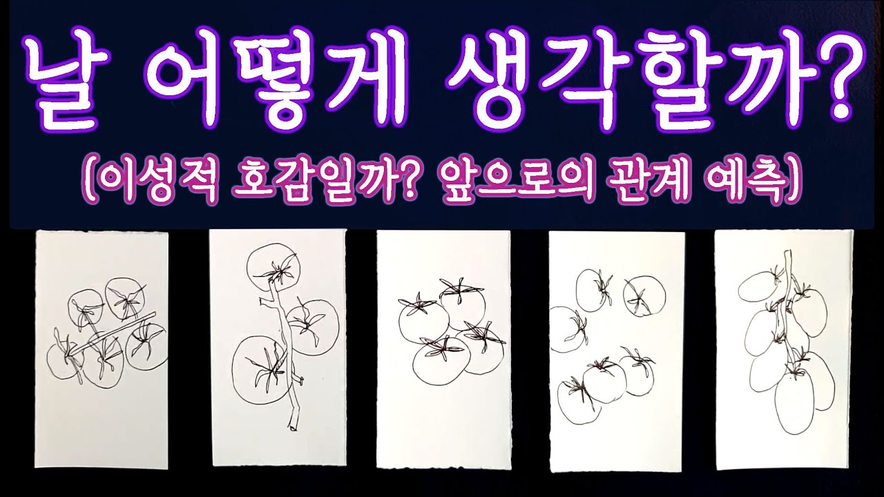 [타로🛁] 인간적 호감 or 이성적 호감🔥 그사람은 날 어떻게 생각할까? 속마음 + 앞으로의 관계 흐름까지🍅