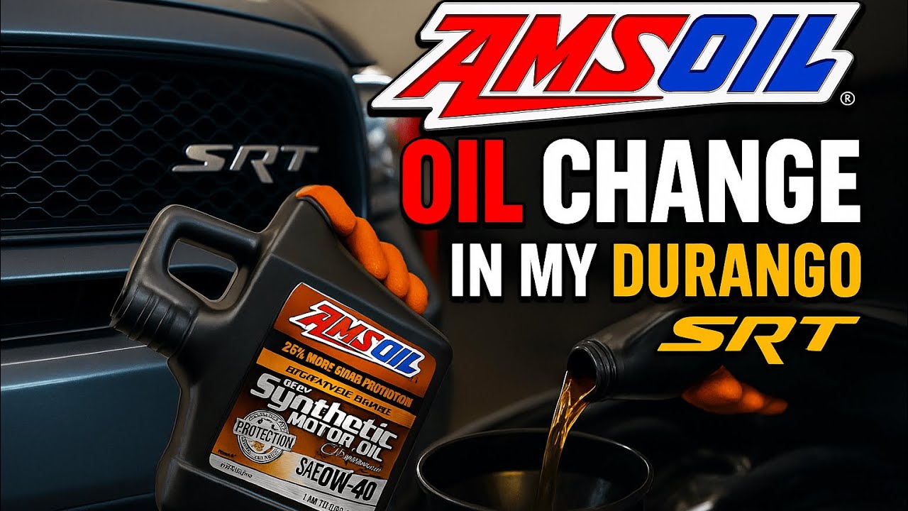 DIY Oil change on my Durango SRT 392!!
