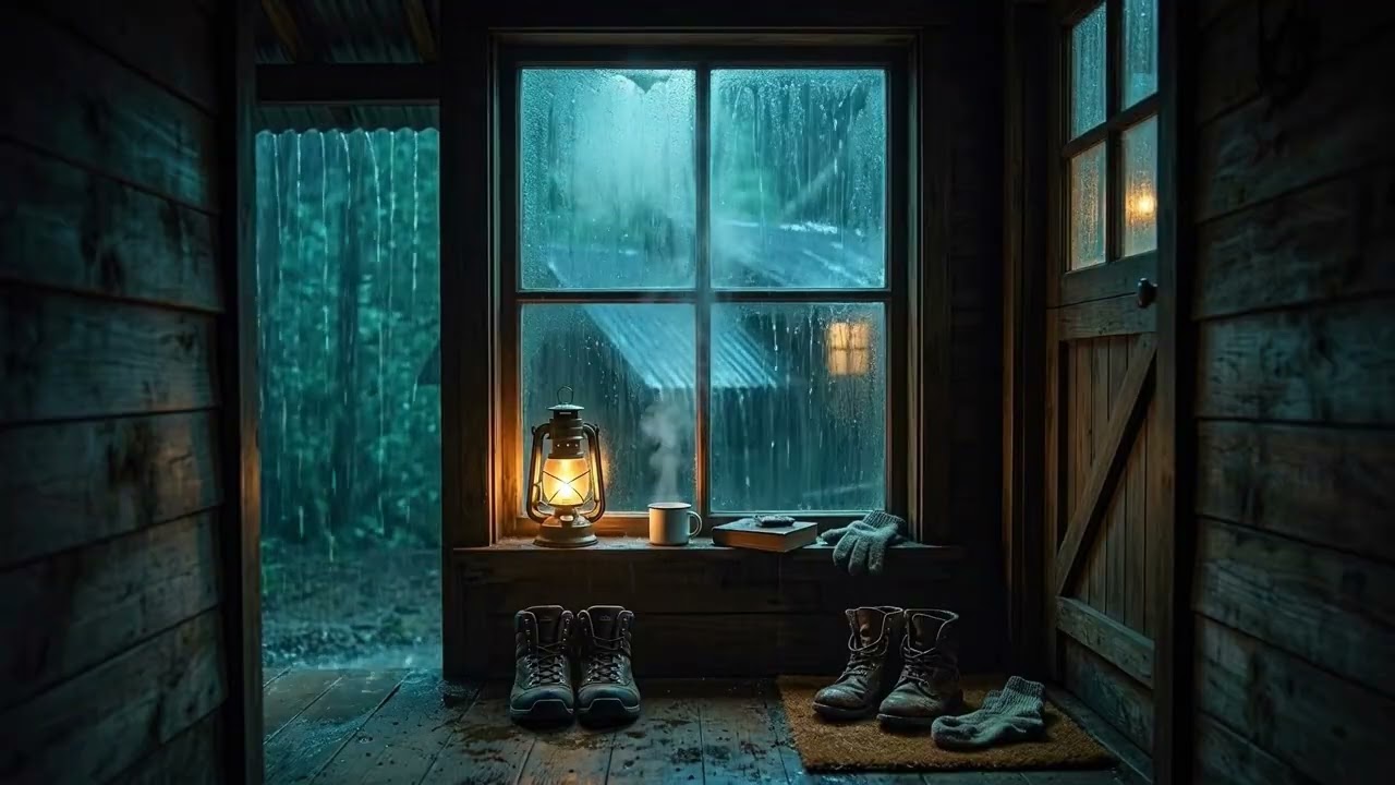 Fall Asleep Fast 💤 Heavy Rain Sounds That Relax Your Brain 🌙