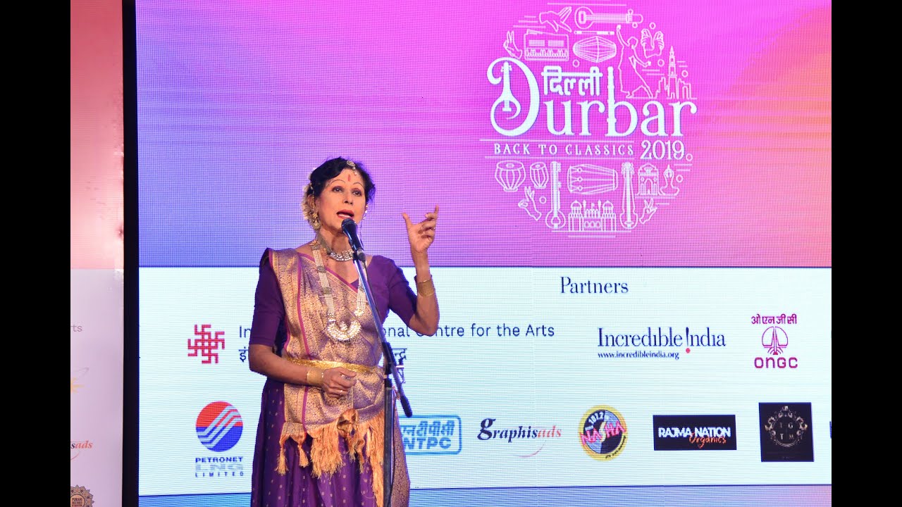 Dilli Durbar 2019 || Kathak || Guru Shovana Narayan