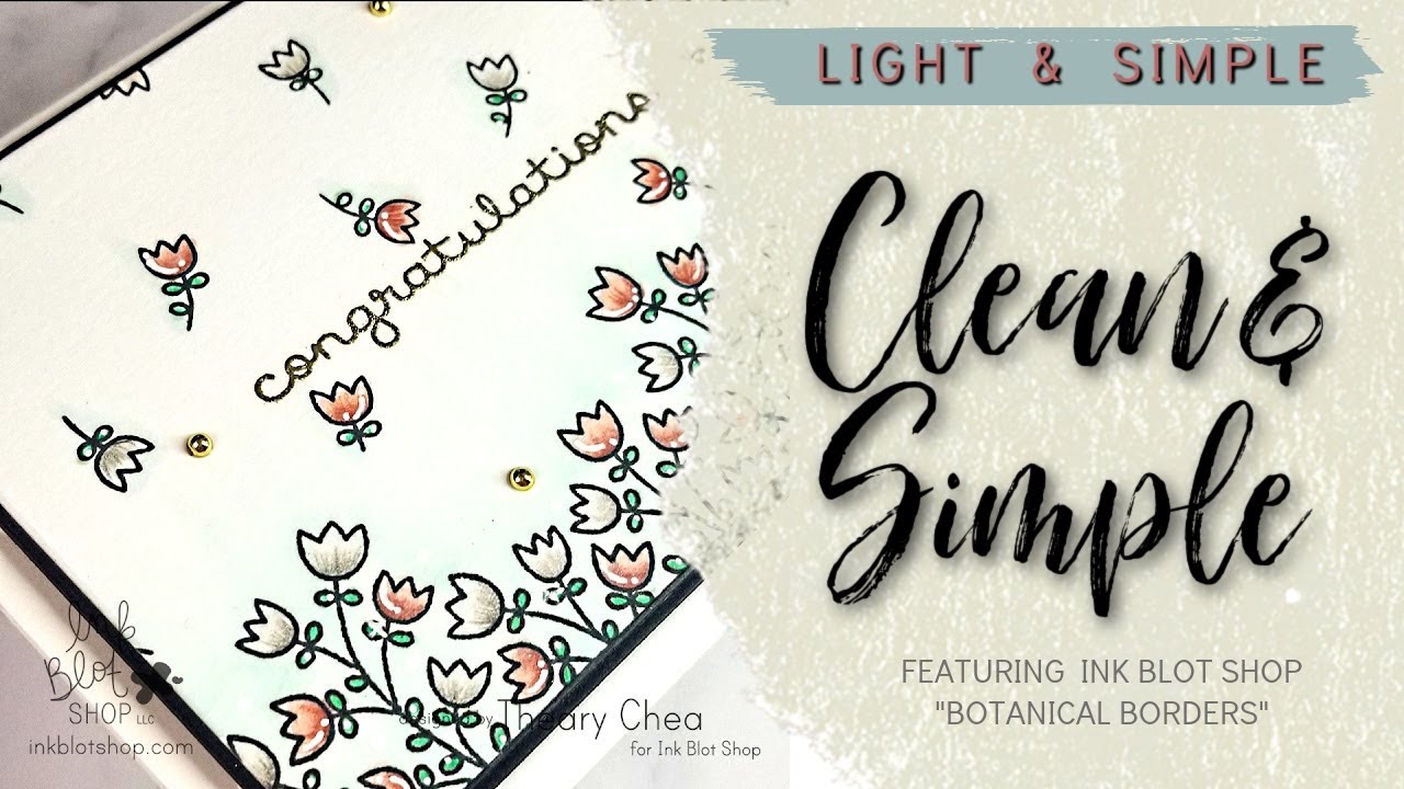 Sweet & Simple Card- Clean and Simple Design