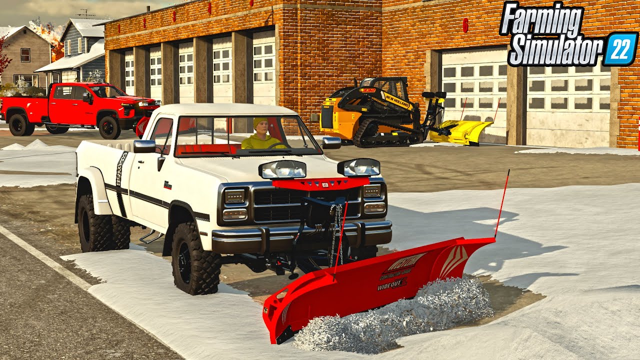 SNOW PLOWING FIRE STATION (10