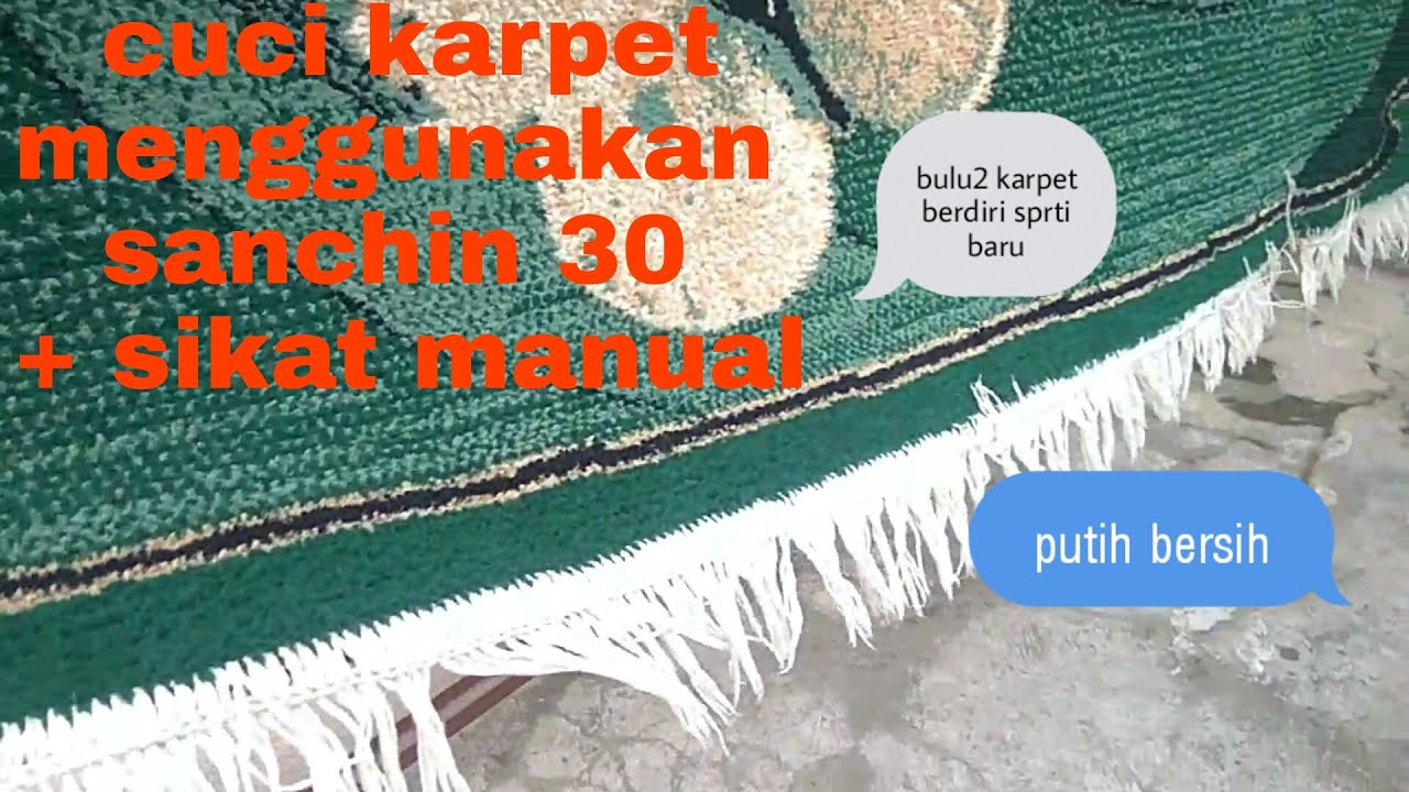 cara cuci karpet manual di tempat cuci motor dan mobil
